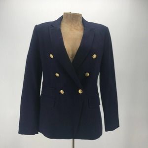 Banana Republic Navy Blazer with Gold Buttons